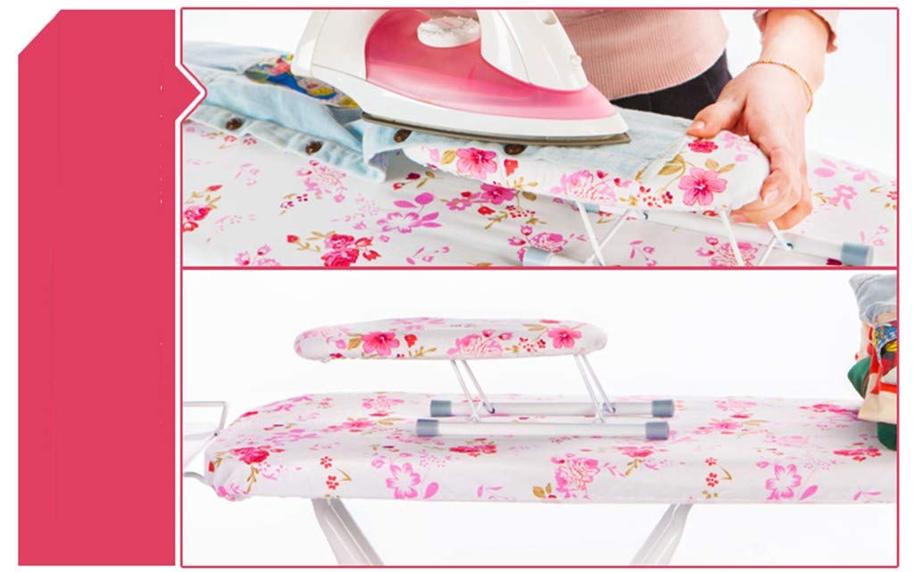 Tabla de Planchar para el hogar, Estampado Floral, Soporte Blanco, Mesa de planco Floral, Soporte Blanco, Mesa de Planchar, guardarropa, Centro Comercial, probador, Herramientas de Planchado