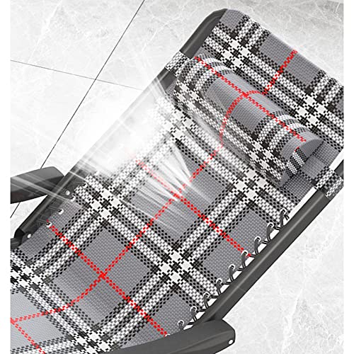 Chaise longue de patio réglable avec structure renforcée