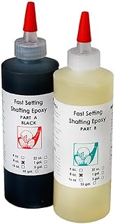 Hireko Fast Setting Golf Club Shaft Epoxy (16-Ounce kit), Professional Strength 30 Minute Golf Club Repair, for All Steel & Graphite Golf Shafts, Drivers, Irons, Wedges, Putters, Golf Head Materials