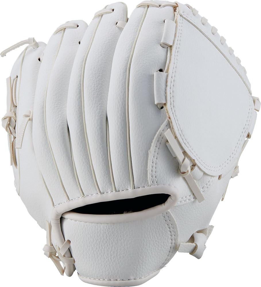 ZETT Baseball Commemorative Glove Synthetic Leather PVC White