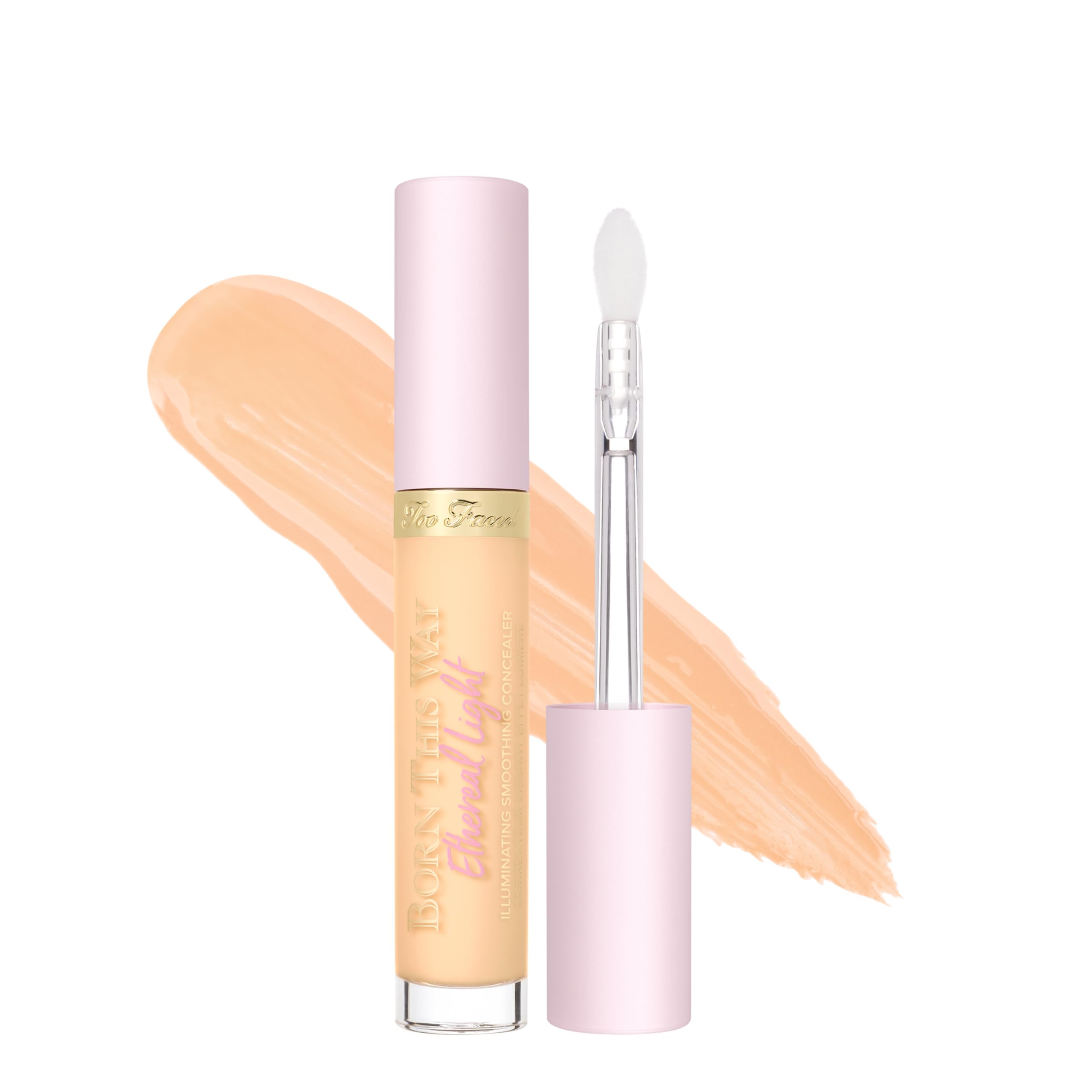 Too Faced Born This Way Ethereal Light Illuminating Smoothing Concealer | With Hyaluronic Acid, Conceals + Brightens Dark Circles, Non-Creasing + Waterproof, 0.16 Fl Oz