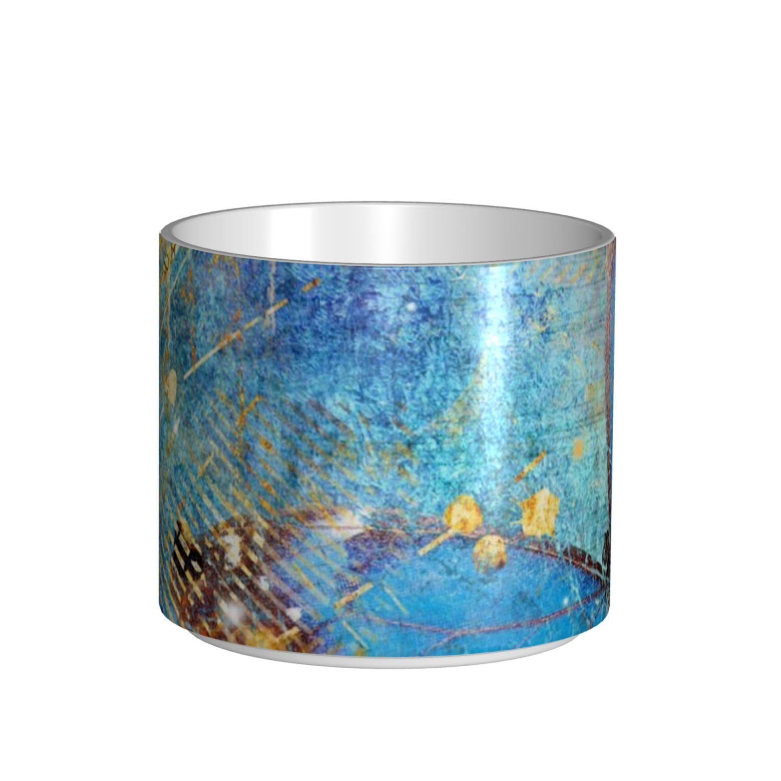 Śliczne retro rdzy motyl drukowane kubki ceramiczne o dużej pojemności kubek do kawy