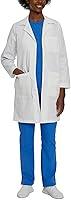 Vista 1 de Landau Abrigo de laboratorio de longitud completa con 5 bolsillos y 4 botones para mujer 3153