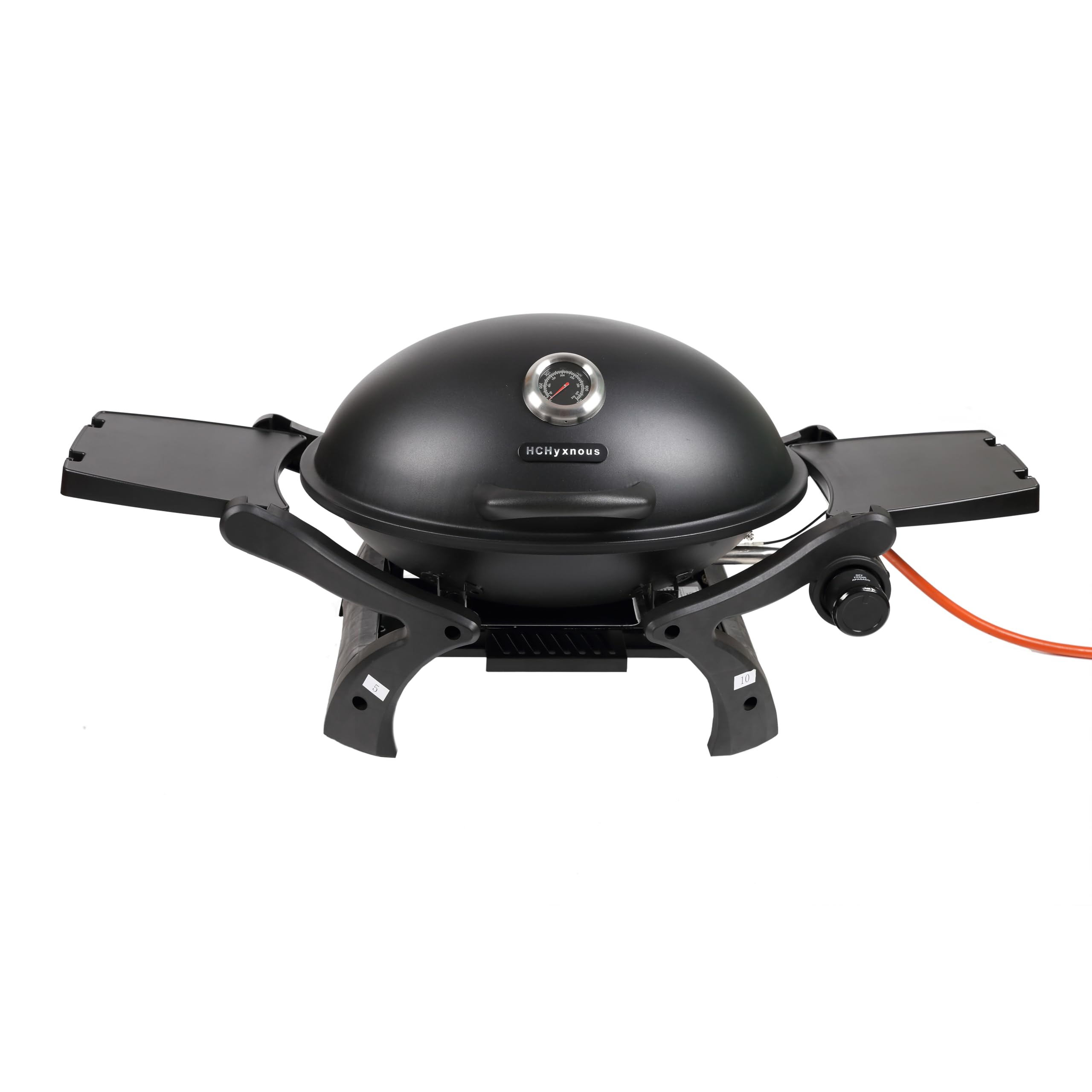 Gasgrill Outdoor Camping Tragbarer Grilltisch Einzelbrenner usw (Schwarz)