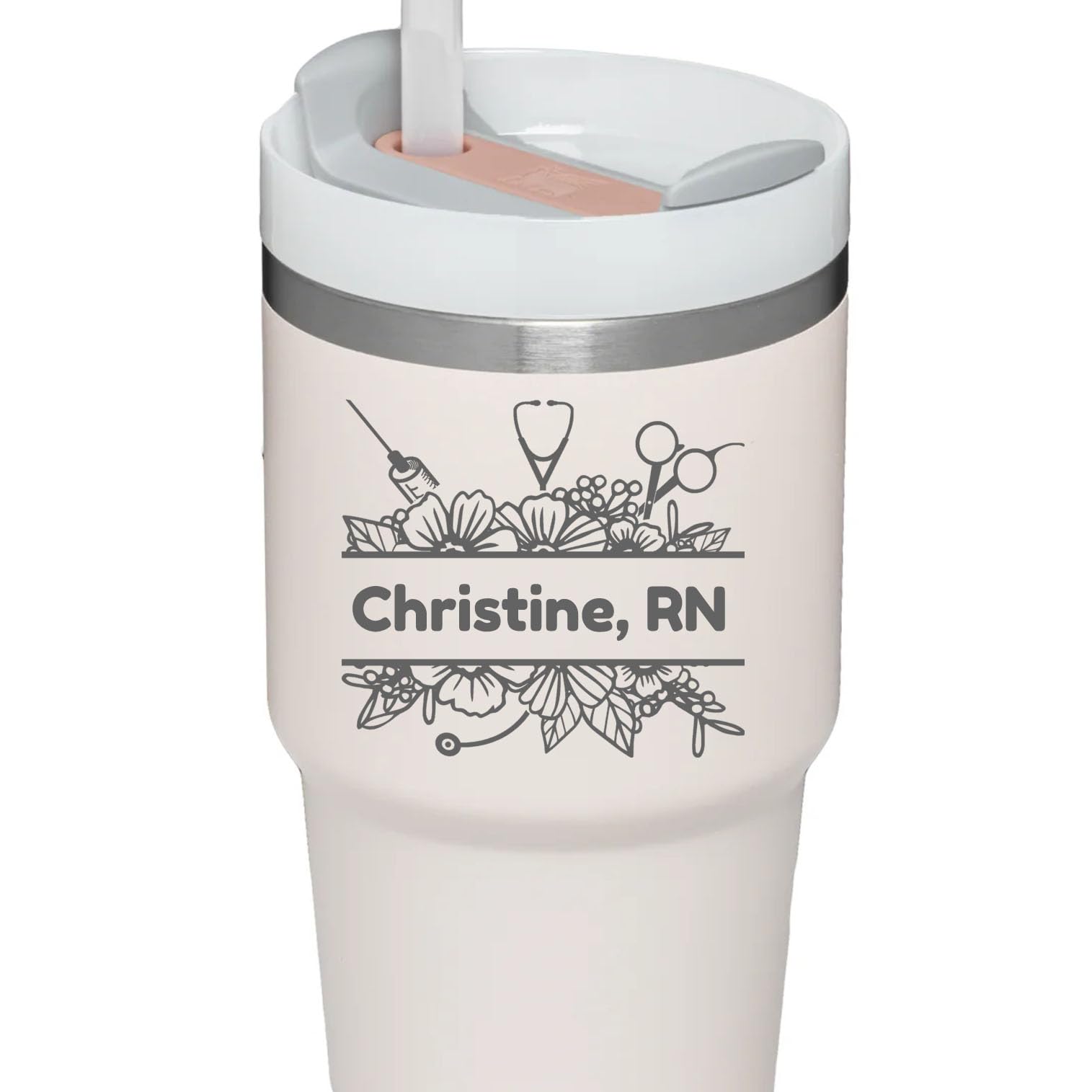 Personalized Stanley Cup 20 oz (RoseQuartz)