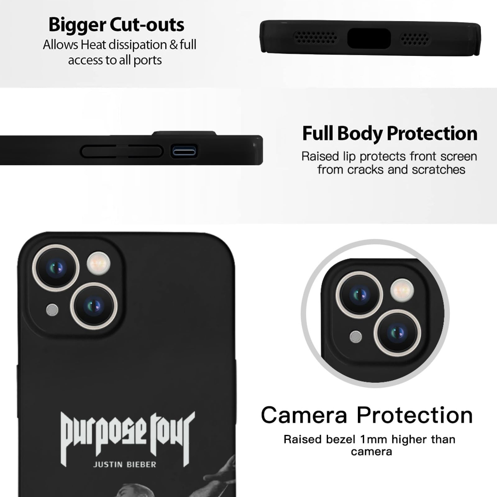 Amazon.co.jp: iPhone14 ケース ジャスティン・ビーバー iPhone14