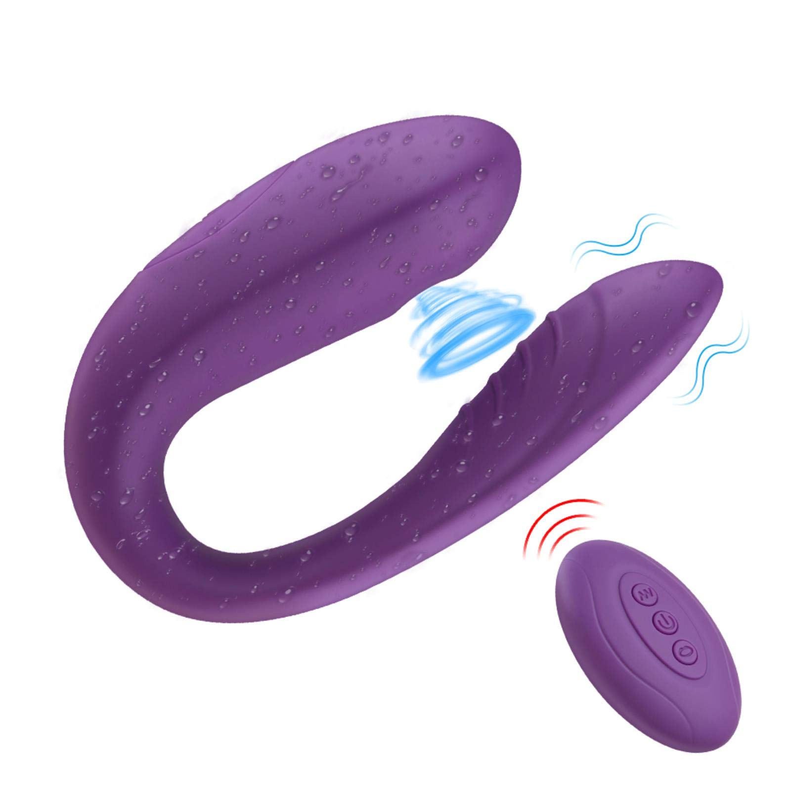 Vaginale Succhiare Vibratore a Forma di U 10 velocità di Vibrazione del Sesso Orale Aspirazione Clitoride Stimolatore Masturbazione Giocattoli del Sesso Donne-E088-Rose