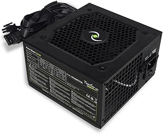 Tecnoware Power Systems ATX 500 W Supply for PC - Silent 12 cm Fan Connectors 2 x SATA, 1 24 Poles, 12V 4 + Molex, Floppy