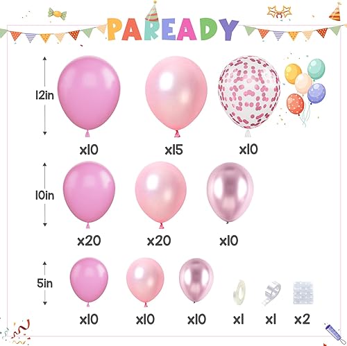 Miniatura 69 de Paready Kit de arco de guirnalda de globos azules y negros, 122 piezas de arco de globos metálicos azules y plateados para cumpleaños, baby shower