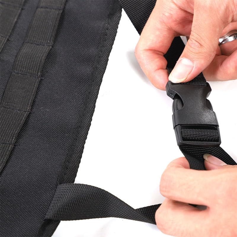 PIUGILH Organizador de asiento trasero de coche adecuado para INEOS Grenadier 2020-2024, muchos bolsillos respaldo protector de asiento de coche, organizador de respaldo de coche, negro
