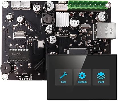 ChiTu L V3 Control Board for Creality LD-002R/Anycubic Photon with 32-bit ChiTu Motherboard, 3D Printer Integrated Controller +2.8Touch Screen, sharp04 firmware