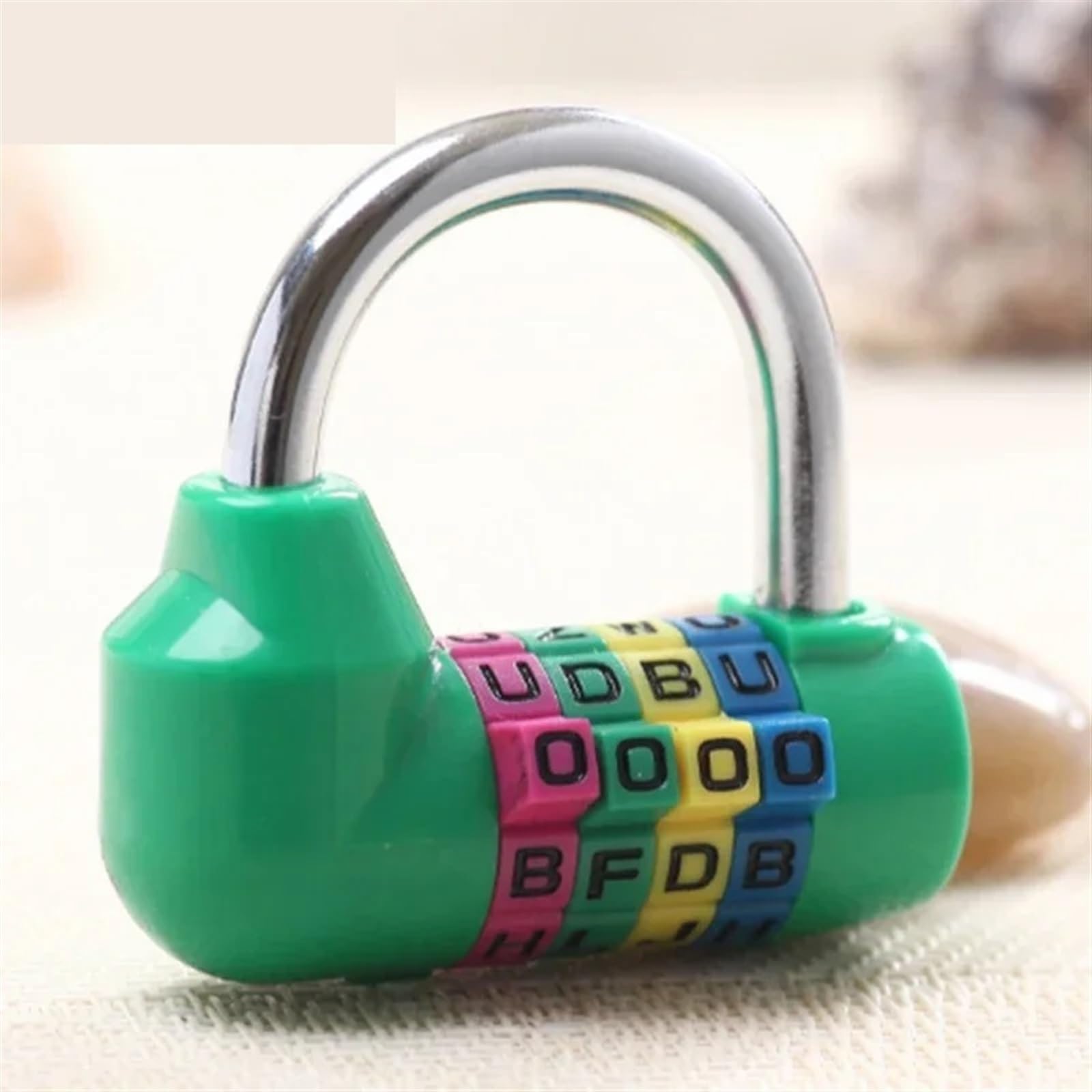 Candado de combinación, candado con contraseña de 4 códigos for casillero de gimnasio, caja de bolsa, Hardware DIY, 1 Uds.(Blue-01)