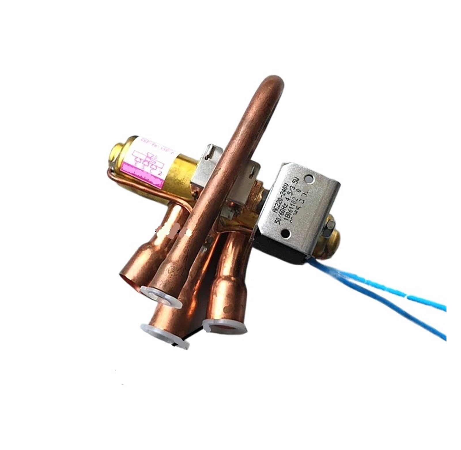 Hizon Shf-9H-35U 3P Four-Way Heat Pump Reversing Valve With Coil，Compatible For Sanhua ， Ac220v 1-5P Air Conditioning(Shf-9H-35U 3P)