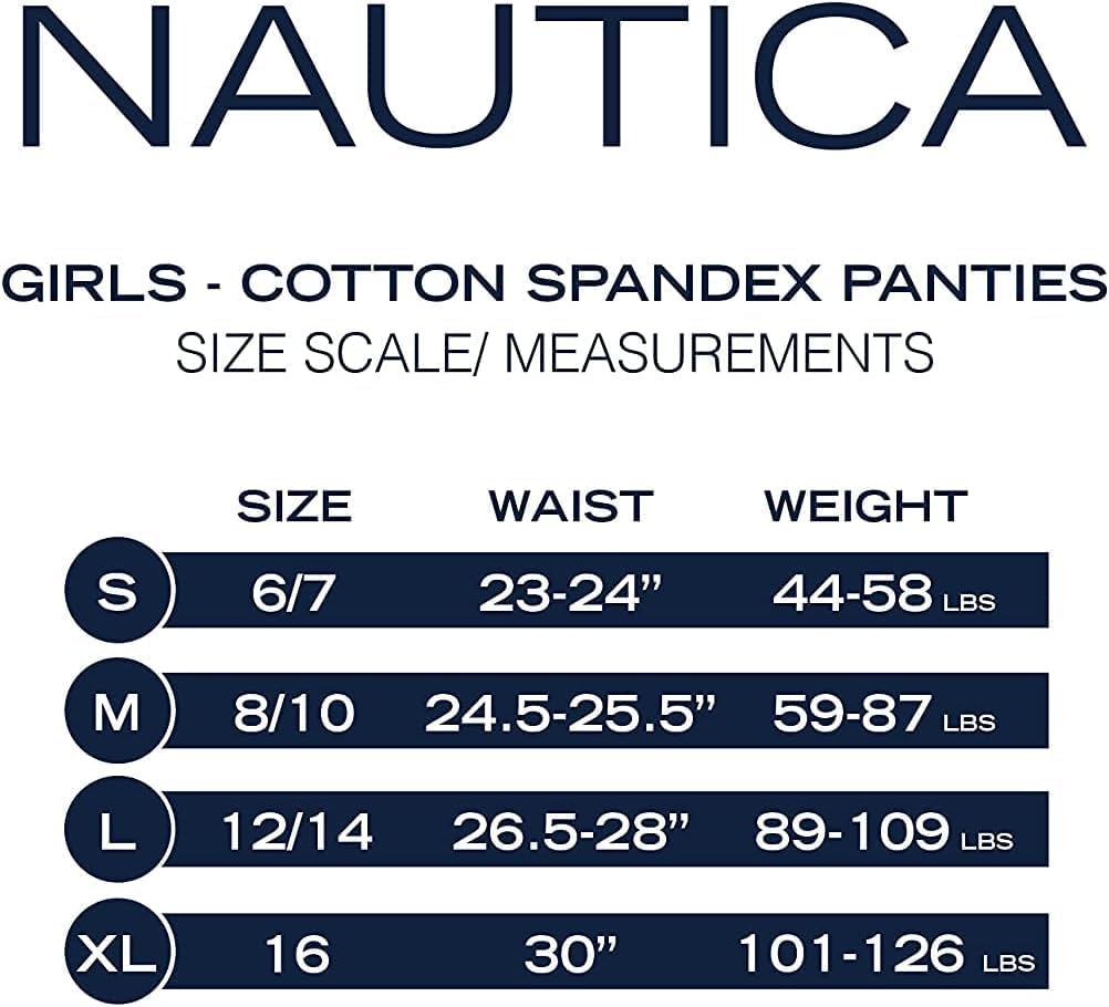 Nautica - Brandclub - Nautica Girls' Brief Underwear - 5 Pack