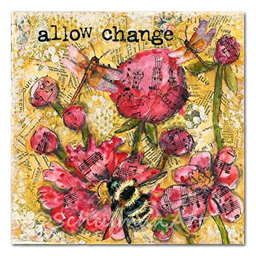 Original inspirational art mixed media collage art