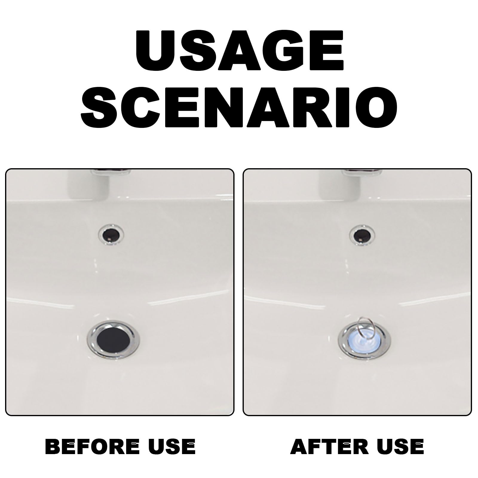 4 Tappi Scarico Lavello In Gomma Con Anello - 29-32mm Per Cucina E Bagno