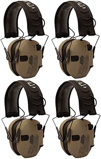 Walkers Razor Shooting Muffs (Distressed Flag) 4-Pack (4 Items) - Walker's