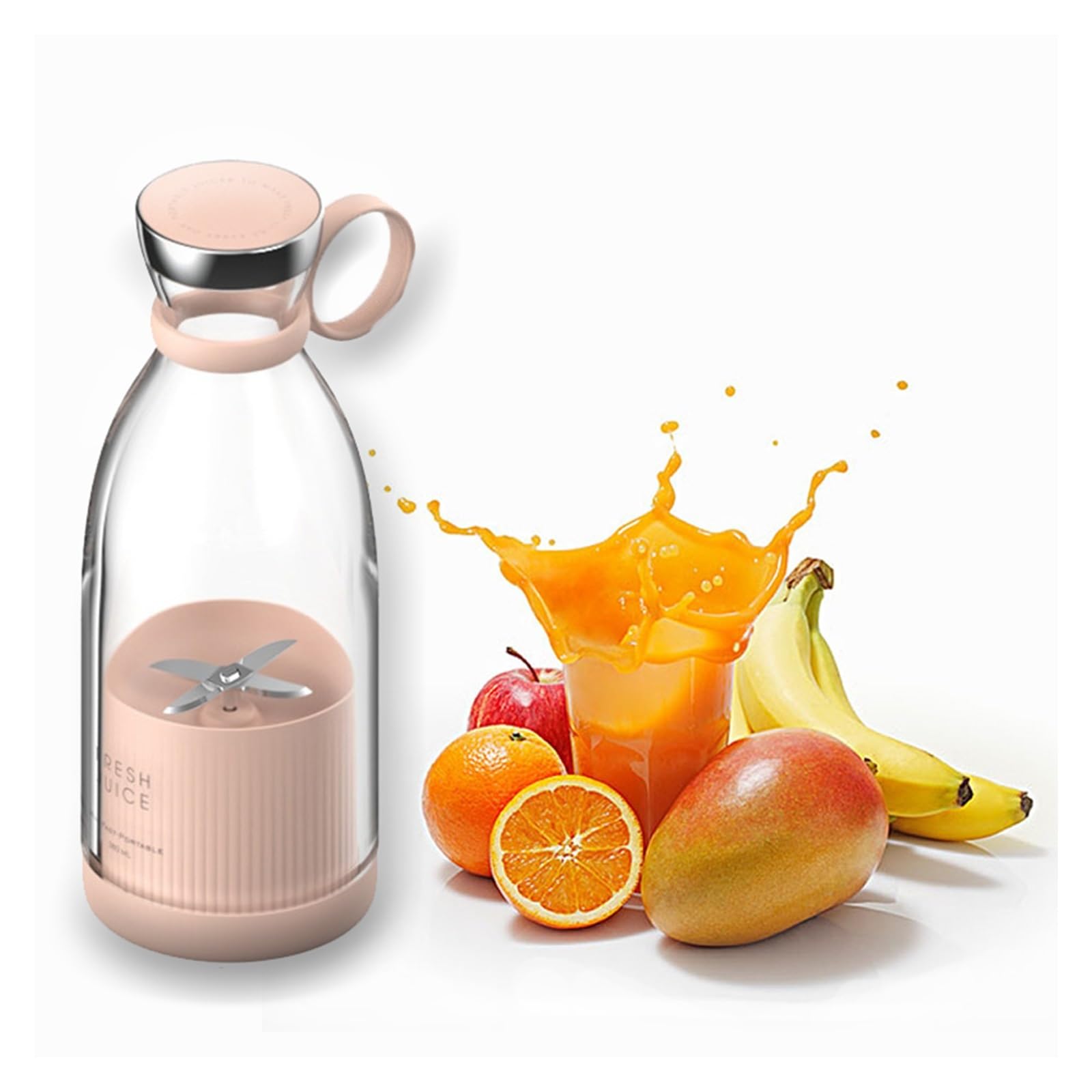 Portable Orange Juicer Milk Smoothie Mixer Electric Blender Fresh Juicers Machine Water Bottle Portable Mixers Color A