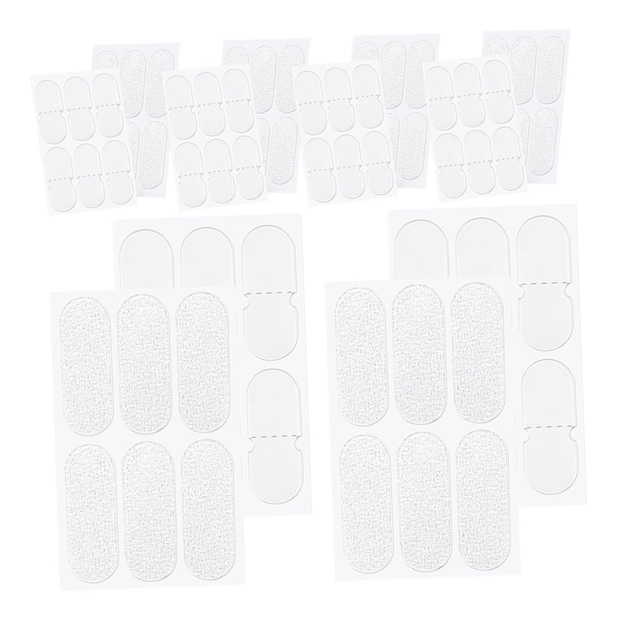 SEWOART - 20 hojas de pegatinas para pendientes pesados, parches de soporte para orejas sensibles y para orejas prominentes, cinta invisible vertical para mujeres, ideal para fotografía y maquillaje.