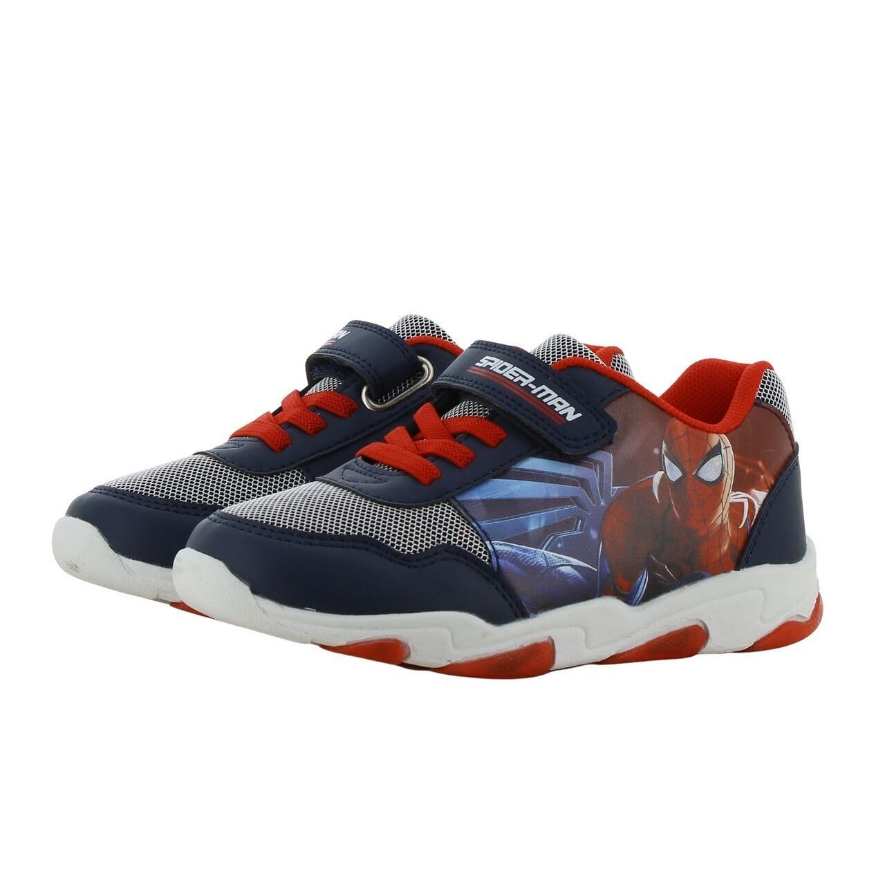 Leomil Spiderman Scarpe Bambino con Luci Sneakers 25, Blu | Scarpe da ginnastica per bambini, con Spiderman, Perfette per la scuola e il tempo libero, Marvel, Regalo di compleanno