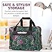 Floral Sewing Machine Carrying Case - Carry Tote/Bag Universal