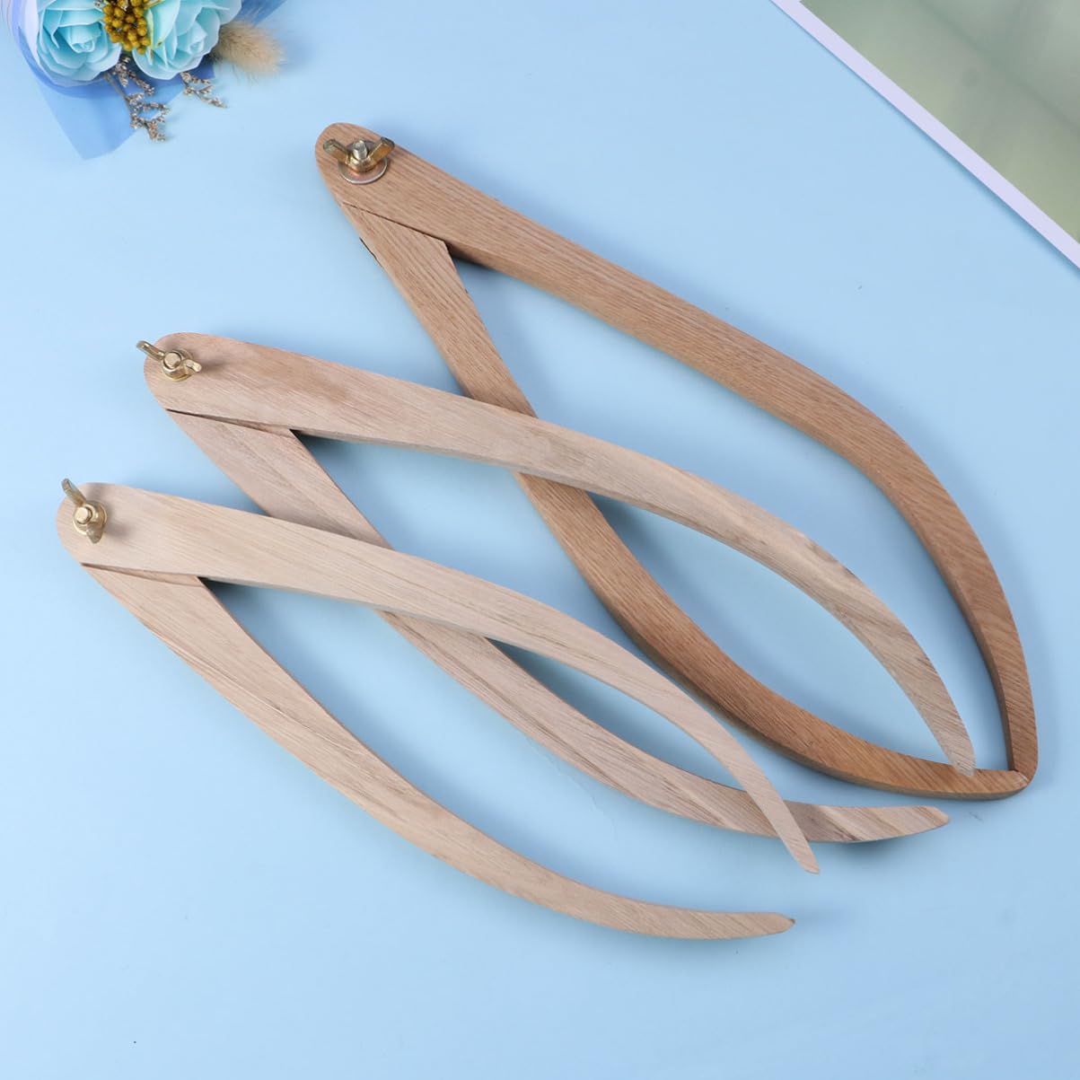 SHINEOFI 9pièces Outils De Mesure Pour Céramique Étriers Ajustables Pour Pottery Clay