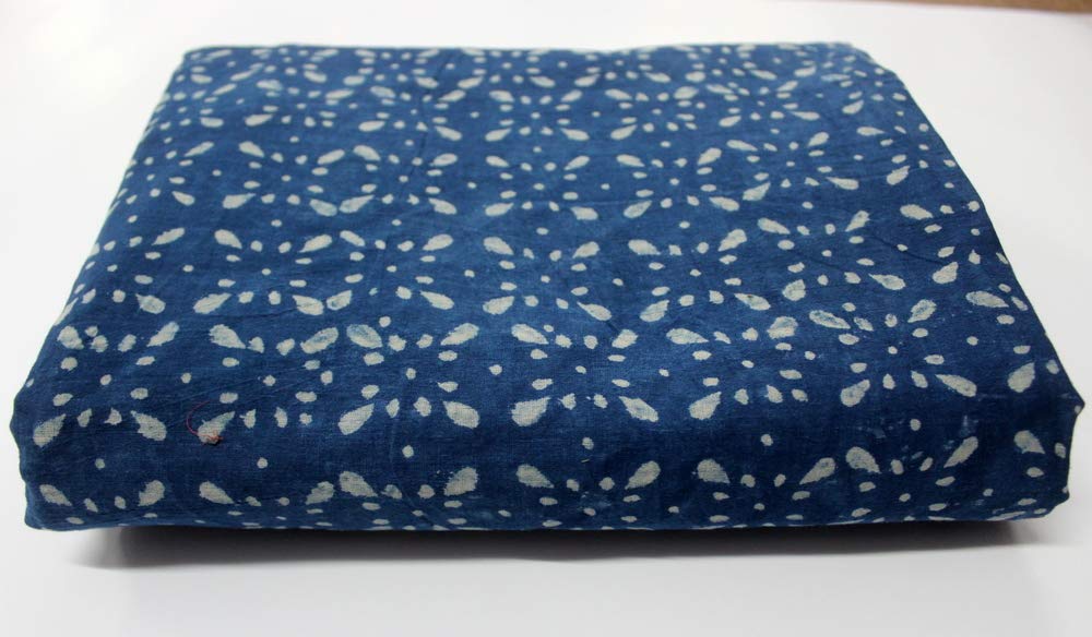 Tkanina bawełniana z nadrukiem blokowym, ręcznie drukowana, indyjska tkanina, miękka tkanina bawełniana firmy The Yard, Jaipuri Kurti Print materiał na szale, letnią sukienkę (10