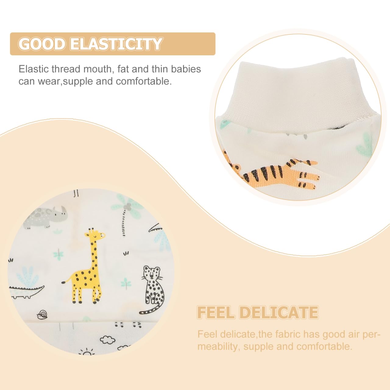 POPETPOP Ensemble Bébé 3 Pièces Anti-Griffure Et Couvre-Pieds Respirants Avec Chapeau Confortable Pour Nouveau-Né Protection Douce Et Chaleur Hivernale
