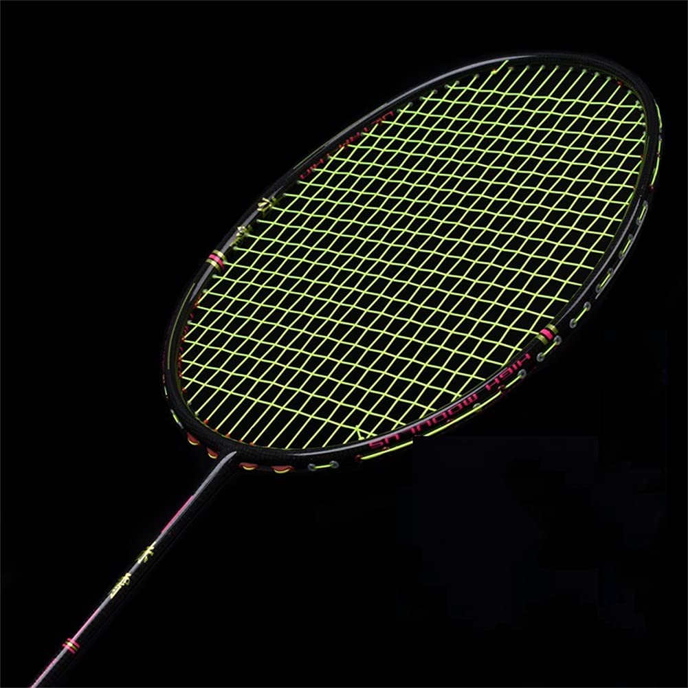 Qualität Badmintonschläger, Tragbarer Badmintonschläger Für Anfänger Erwachsene, Integrierte Forming-Struktur, Leichter Und Robust, Mit Tragetasche,Grün