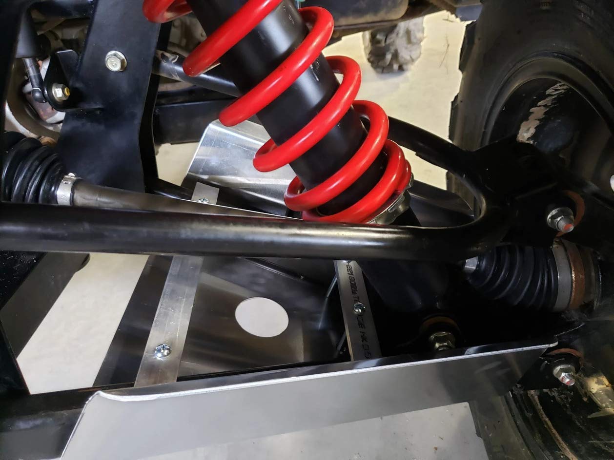 PBR Products compatible with Honda Pioneer 700 Front and Rear A-Arm Guards/skid plates For 2017-2023 : Handmade Products