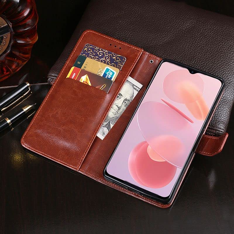 Custodia A Portafoglio Con Supporto E Slot Per Carte Per Ulefone Note 12P, Pelle PU Magnetica, Nero