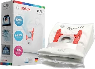 Bosch 17003048 Bolsas de aspiradora para aspiradora - Tipo G (paquete de 4) (BBZ41FGALL)