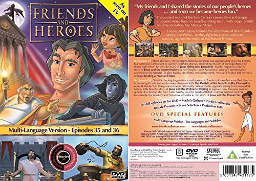 Friends And Heroes Dvd Series 3 Pack Multi-Language - Includes Children's Bible Stories The Last Supper The Ten Commandments And More! #TOP5