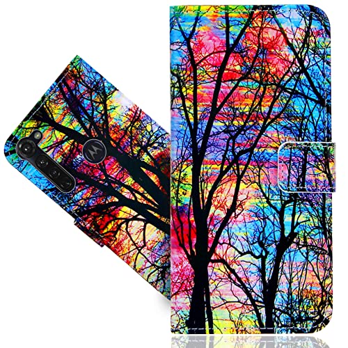SHIYENA Handyhülle für Motorola Moto G8 Power, Leder Kartenfach Stand Flip Hülle Wallet Lederhülle Handytasche Schutzhülle Klapphülle für Motorola Moto G8 Power Hülle