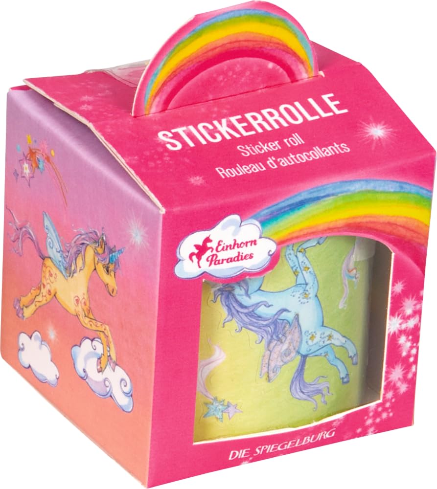 DIE SPIEGELBURG Stickerrolle Einhorn-Paradies