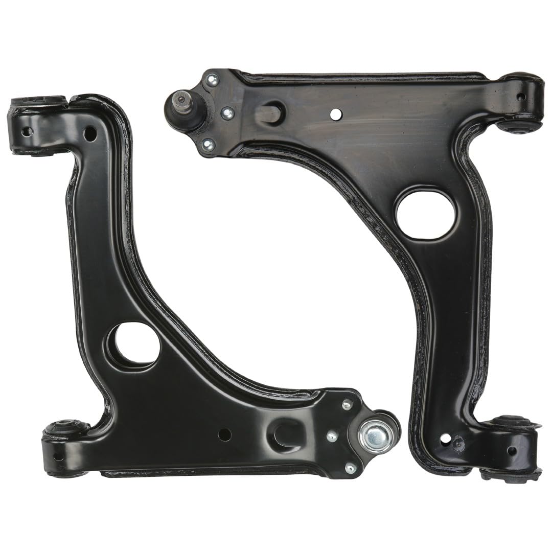 RIDEX 772S0588 Kit par Kit de brazos de suspensión Delantero Izquierda Delantero Derecha Delantero con juego de tornillos de retención con apoyo de caucho Compatible con OPEL Zafira B A05