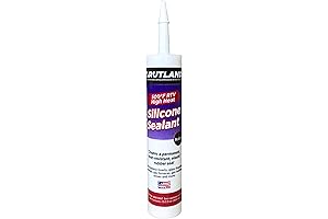Rutland 500°F RTV High Heat Silicone Sealant - Fireproof, Waterproof, High-Temperature Resistant,...