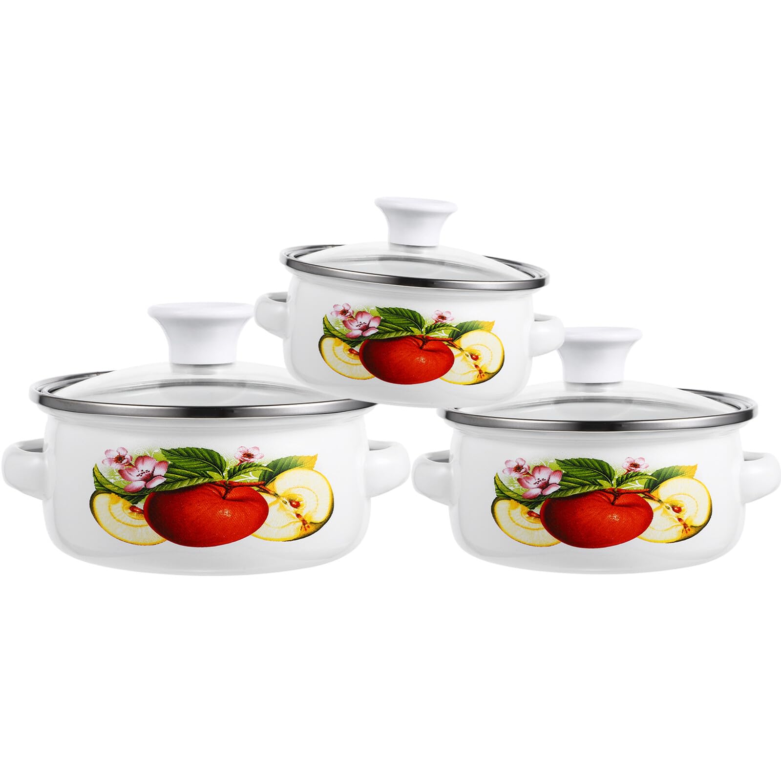 Mini casseroles en émail pour cuisson rapide et petite marmite induction