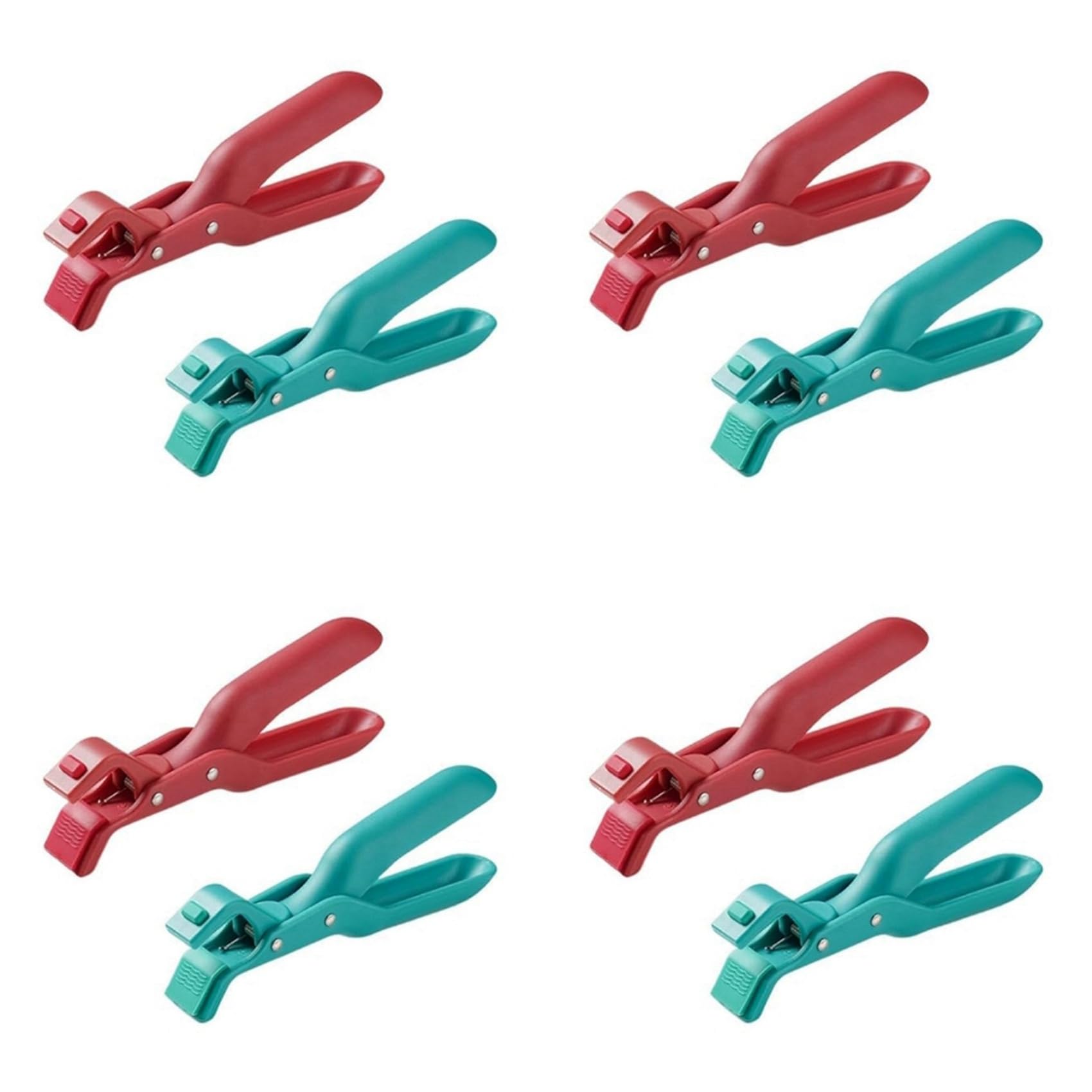Hndhbfgrt 8X Multi-Purpose Anti-Scald Bowl Holder Clip for Kitchen, Anti-Scalding Hot Plate Tongs Bowl Clips C