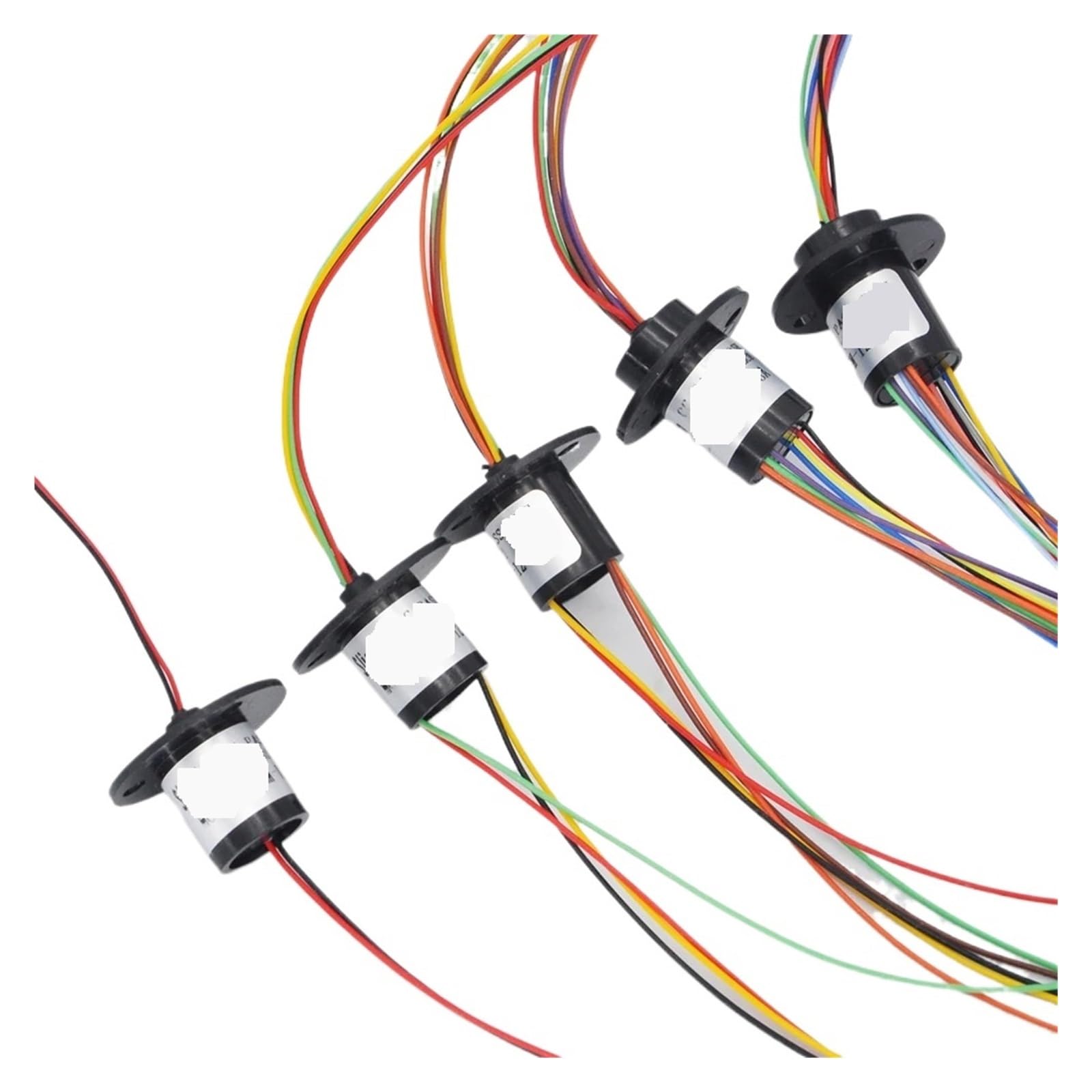 Drehdurchführungen mit Schleifringen 2/4//6/8/12/18 Kanal Drehen Schleifring 2A Durchmesser 12,5mm for Bagger Modell DIY Gimbal Elektrische Kollektor Ringe(18 Channel)