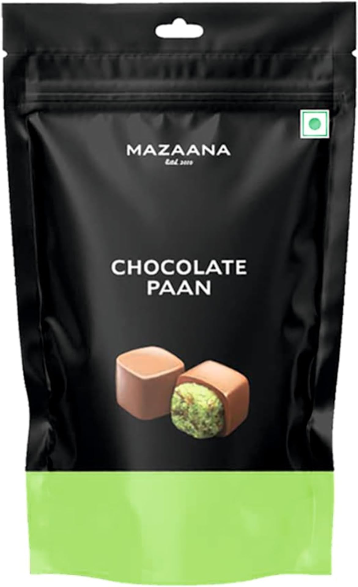 Chocolate Paan 80g | Real Paan | Mouth Freshner | Pure Chocolate, No Compound | Enrobed in Fine Dark Chocolate | (1)