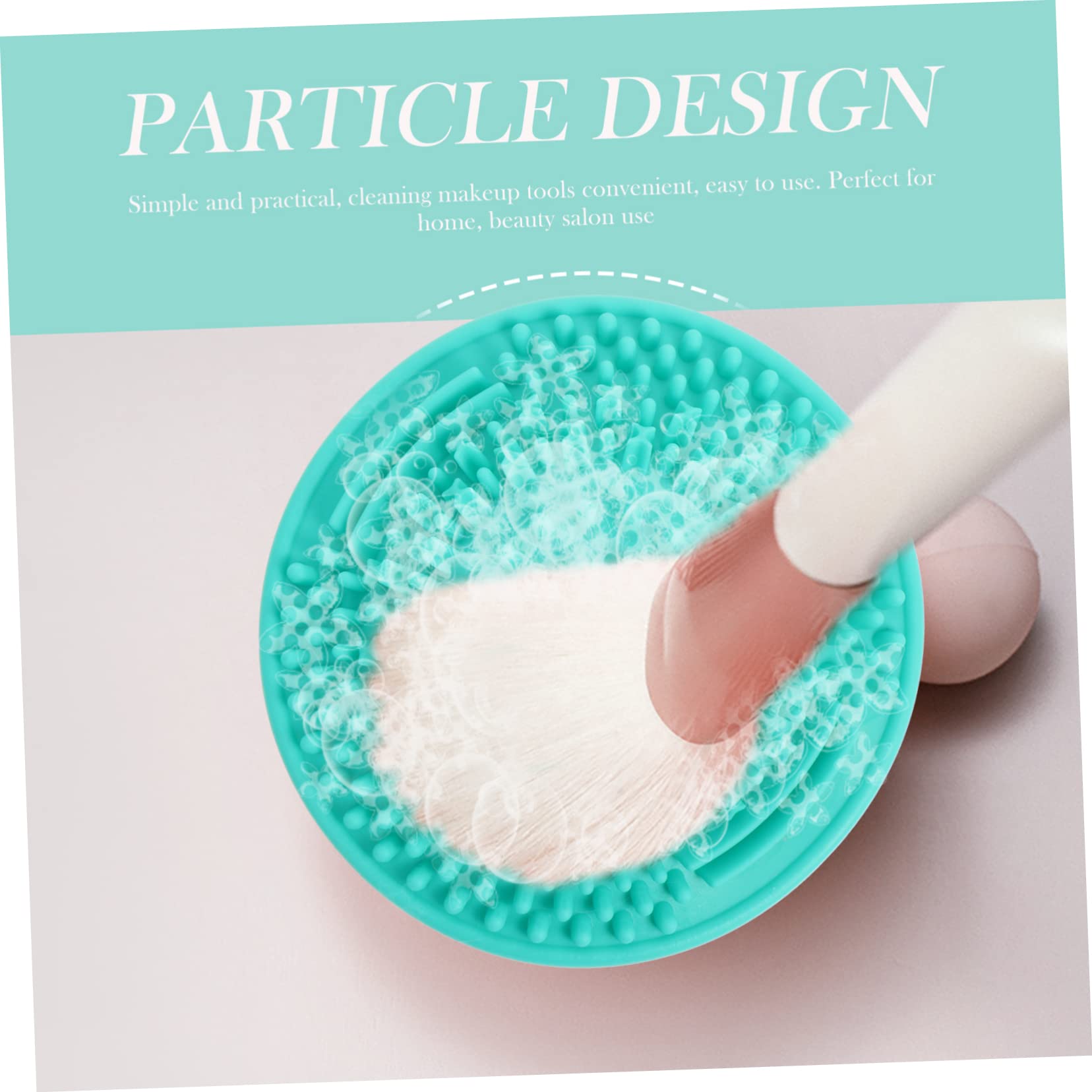 Ipetboom 15pezzi Tappetino Per Pulizia Pennelli Makeup Silicone Strumento Di Lavaggio Per Pennelli Cosmetici Design Creativo e Facile Da Usare Per Saloni Di Bellezza e Uso Domestico