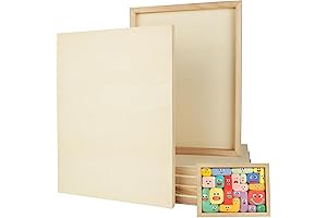 6 Pack Wood Panels for Painting: Your Blank Canvas for Masterpieces