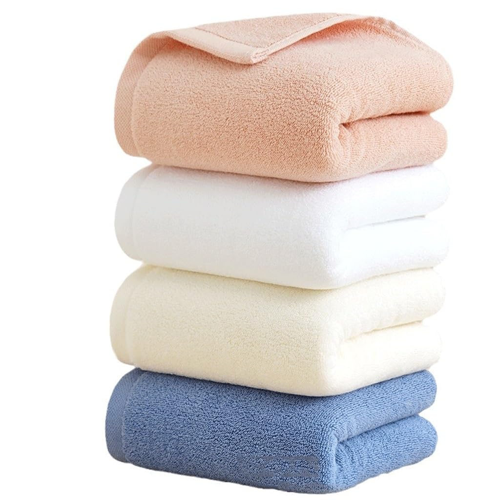 Toalla de algodón liso ZHCHAO toallas absorbentes de hilo denso para el baño del hogar