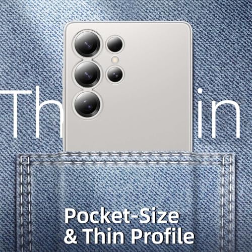 X-level for Samsung Galaxy S25 Ultra Case, Extra Slim 0.3 mm Thin Translucent Matte Finish Anti-Scratch and Fingerprint Resistant Cover for Samsung S25 Ultra, Trans-White X-level for Samsung Galaxy S25 Ultra Case, Extra Slim 0.3 mm Thin Translucent Matte Finish Anti-Scratch and Fingerprint Resistant Cover for Samsung S25 Ultra, Trans-White