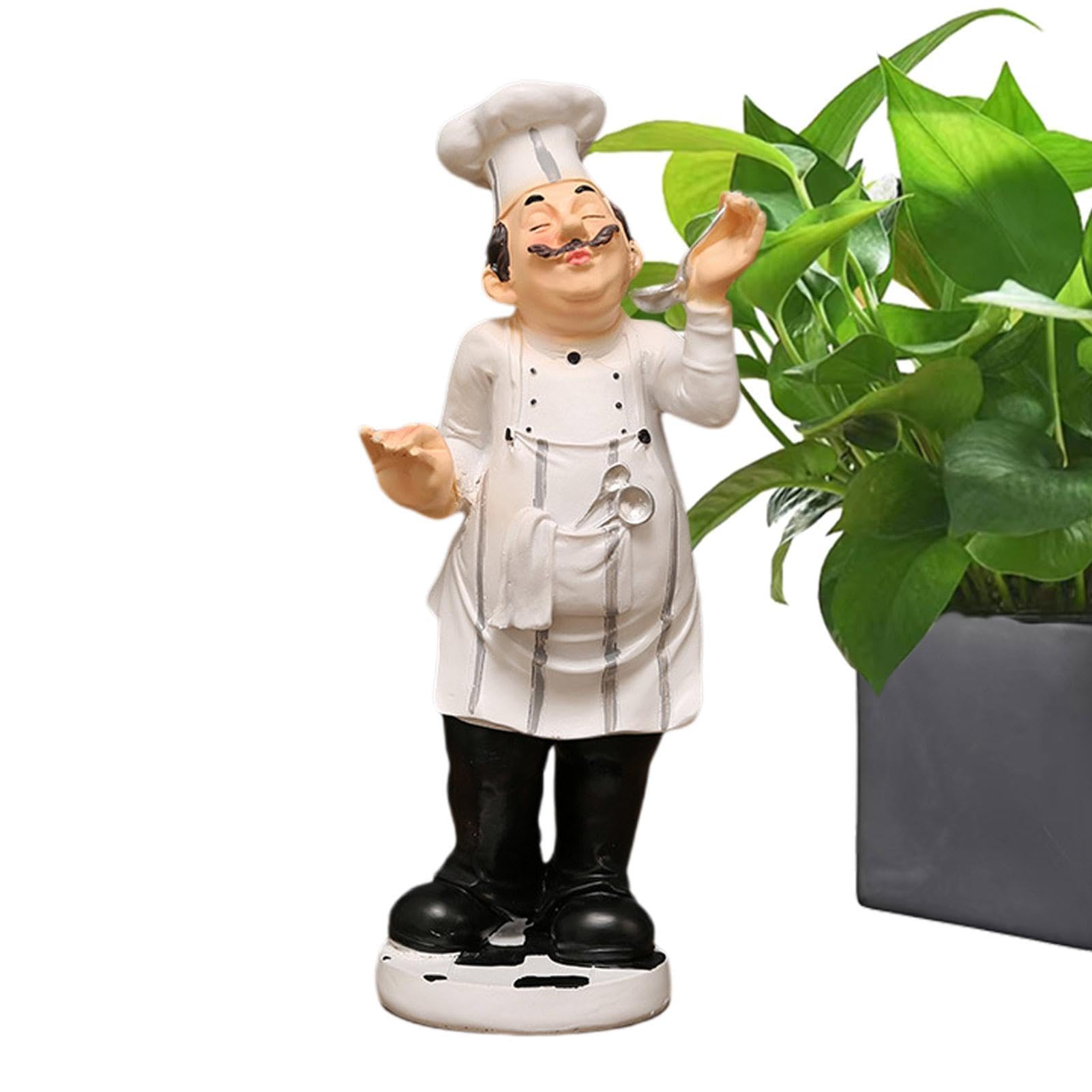 Amazon.co.jp: キッチン用シェフ装飾 - シェフの置物 小さな像