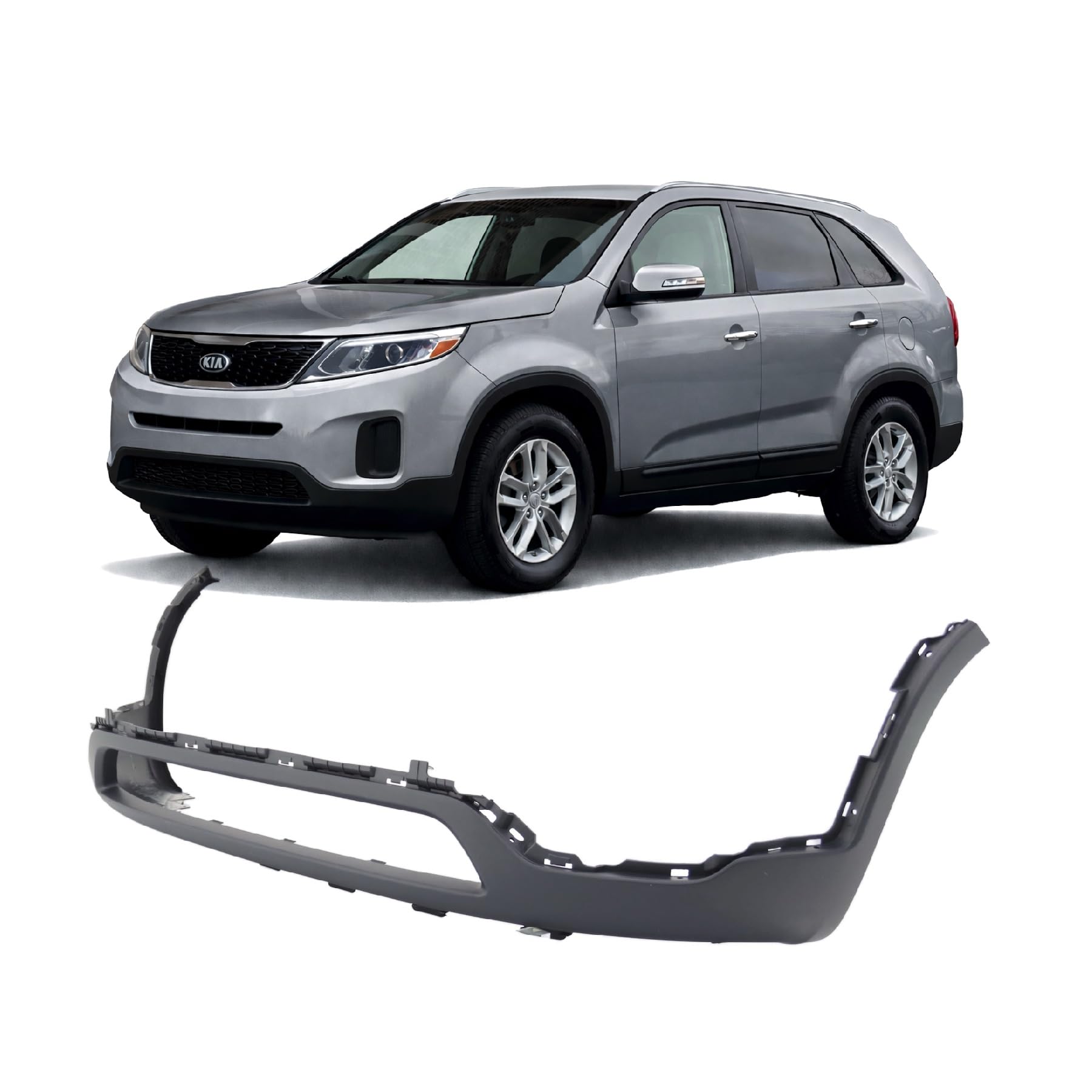 FitParts Compatible with Kia Sorento 2014–2015 Front Lower Bumper Cover