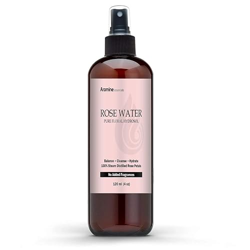 Rose Floral Water Hydrosol, 4oz (4.1fl oz) Rose Floral Water Hydrosol, 4oz (4.1fl oz)