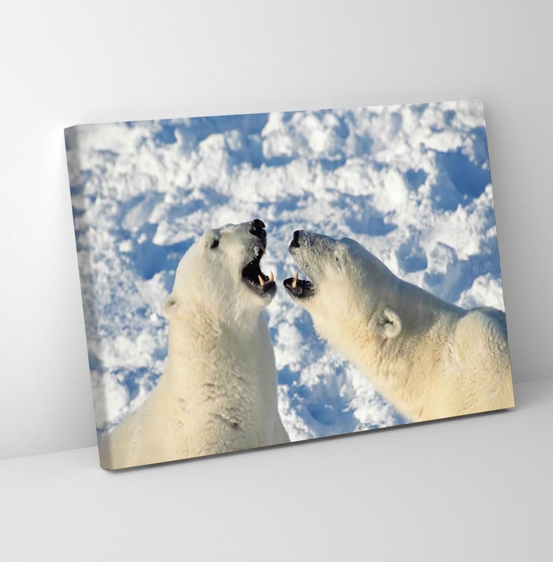 GADGETS WRAP Canvas Gallery Wrap Framed for Home Office Studio Living Room Decoration (11x9inch) - Seabear