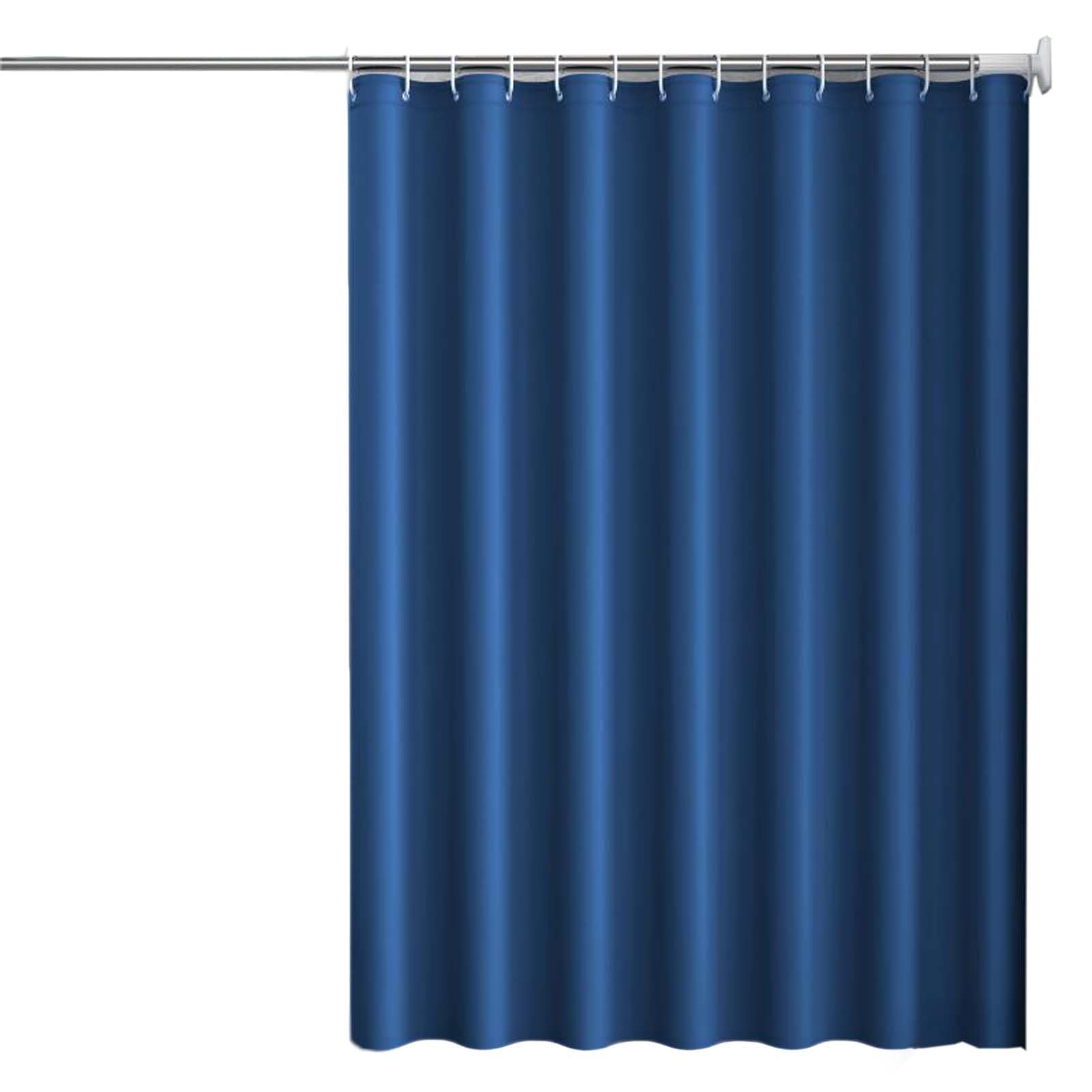 Tringle de douche pour dortoir et maison avec textile uni imperméable